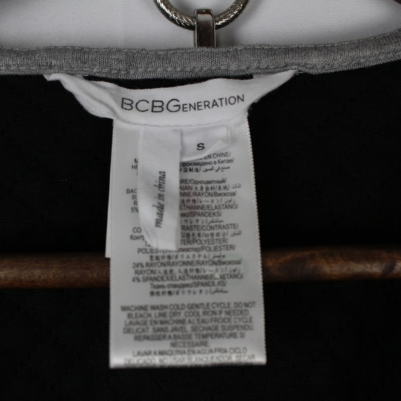 BCBGeneration Gray Drop Waist Draped Dress - Picture 3 of 9